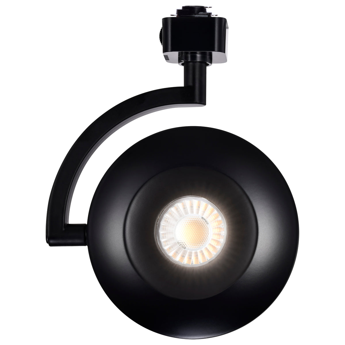 Orb - 12 Watt LED H-Style Track Head - 3000K/4000K/5000K CCT Selectable - 36 Degree Beam Angle - Black Finish - 120 Volt - H-Style