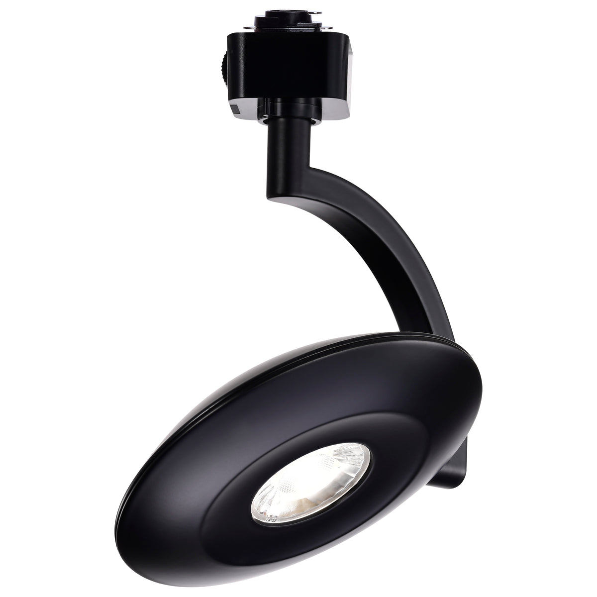 Orb - 12 Watt LED H-Style Track Head - 3000K/4000K/5000K CCT Selectable - 36 Degree Beam Angle - Black Finish - 120 Volt - H-Style