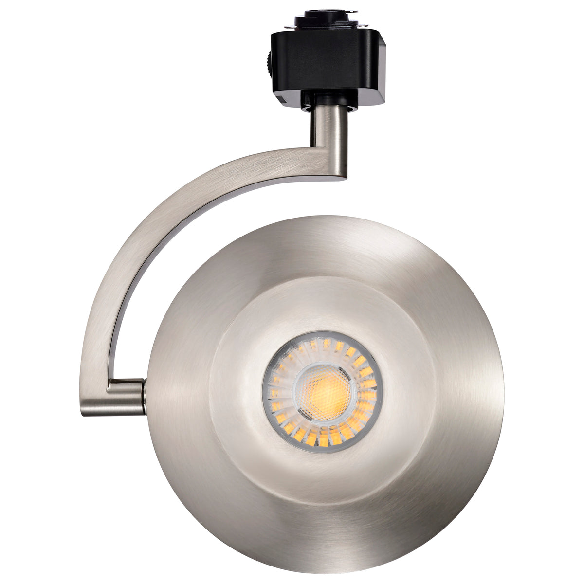 Orb - 12 Watt LED H-Style Track Head - 3000K/4000K/5000K CCT Selectable - 36 Degree Beam Angle - Brushed Nickel Finish - 120 Volt - H-Style