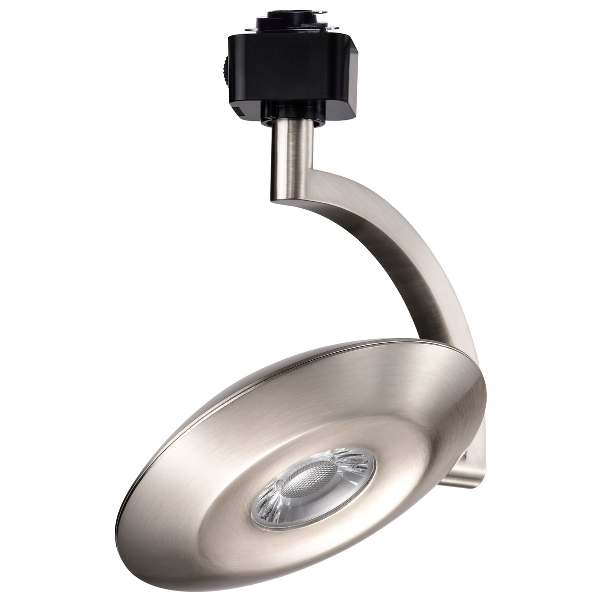 Orb - 12 Watt LED H-Style Track Head - 3000K/4000K/5000K CCT Selectable - 36 Degree Beam Angle - Brushed Nickel Finish - 120 Volt - H-Style