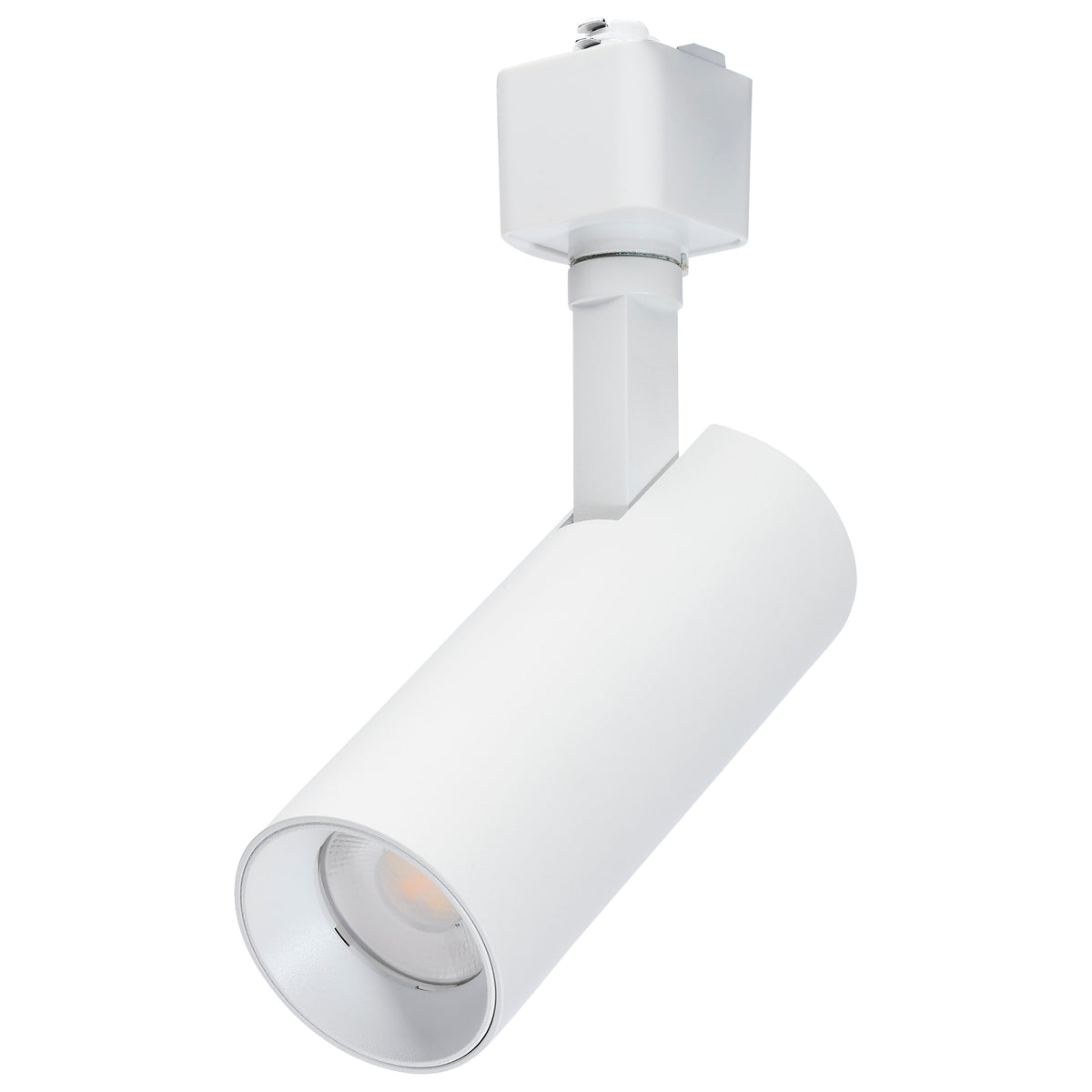 10 Watt LED Track Head - 48 Degree Beam Spread - 5 Selectable - Matte White Finish - H-Style