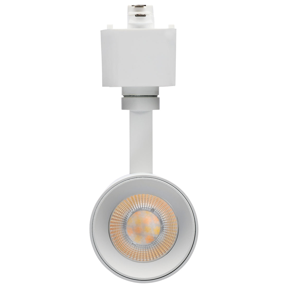 10 Watt LED Track Head - 48 Degree Beam Spread - 5 CCT Selectable - Matte White Finish - H-Style