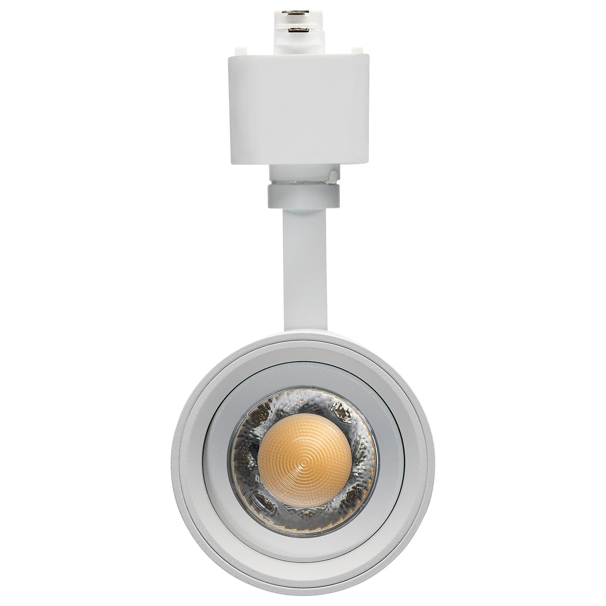 15 Watt LED Track Head - 20 to 50 Degree Adjustable Beam Spread - CCT Selectable - Matte White Finish - H-Style