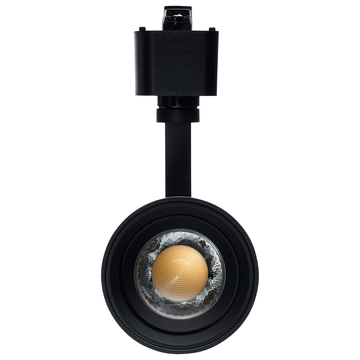 15 Watt LED Track Head - 20 to 50 Degree Adjustable Beam Spread - CCT Selectable - Matte Black Finish - H-Style