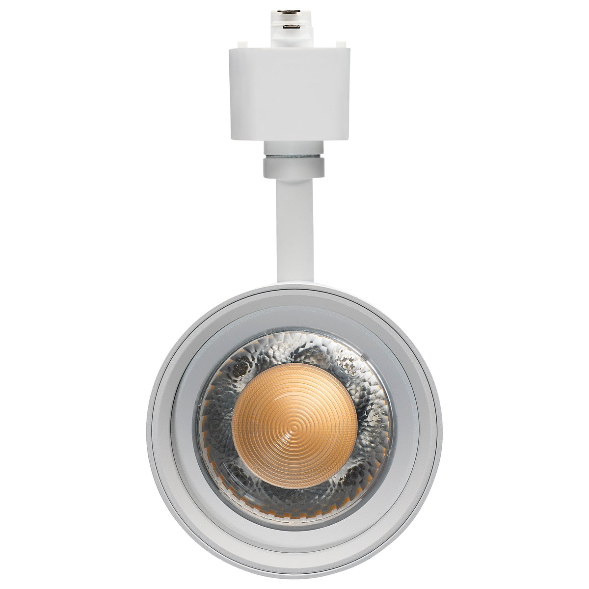 30 Watt LED Track Head - 20 to 50 Degree Adjustable Beam Spread - CCT Selectable - Matte White Finish - H-Style