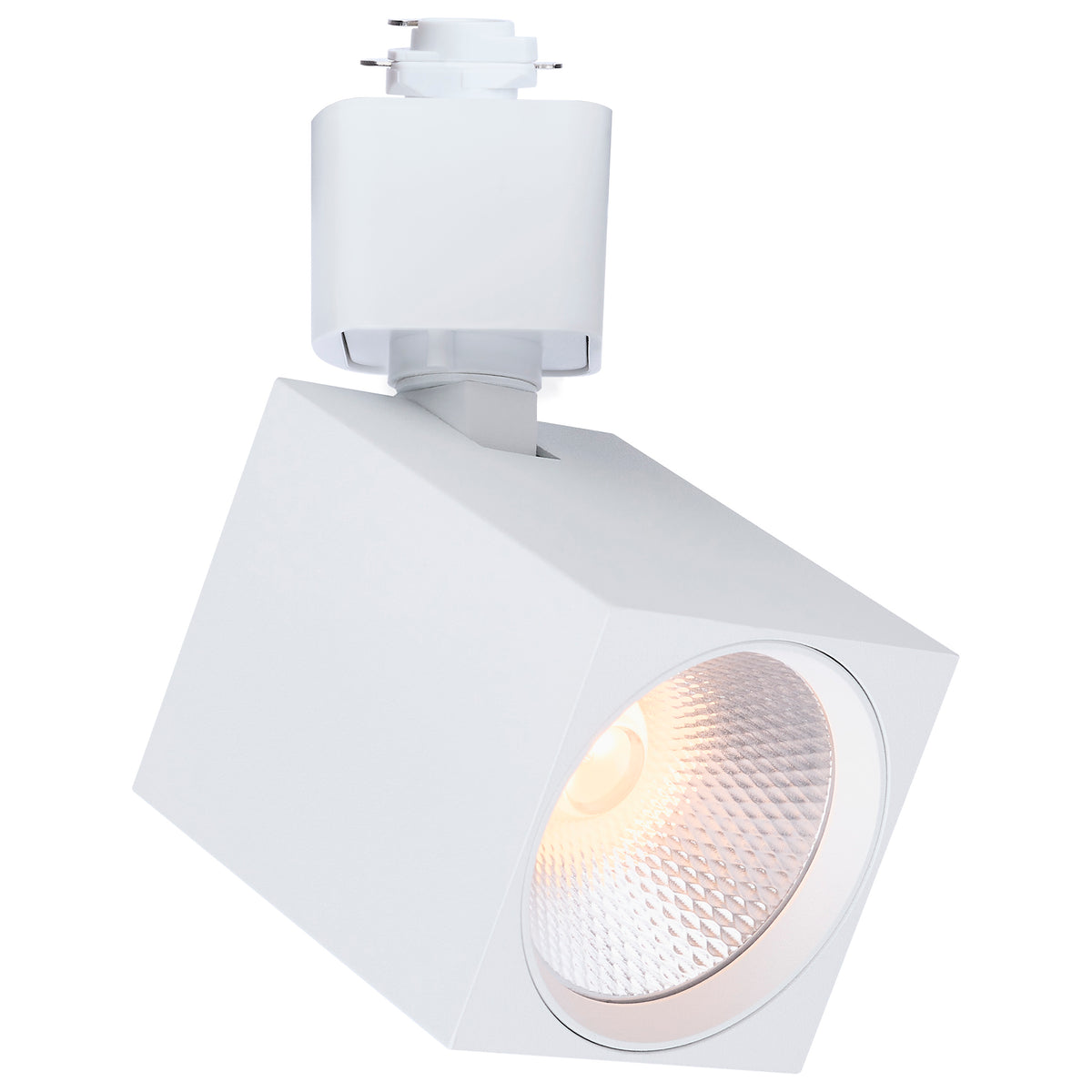 8 Watt LED Track Head - 2700K/3000K/3500K/4000K/5000K Selectable - Dim to Warm - H Style - 48 Degree Beam Angle - 120 Volt