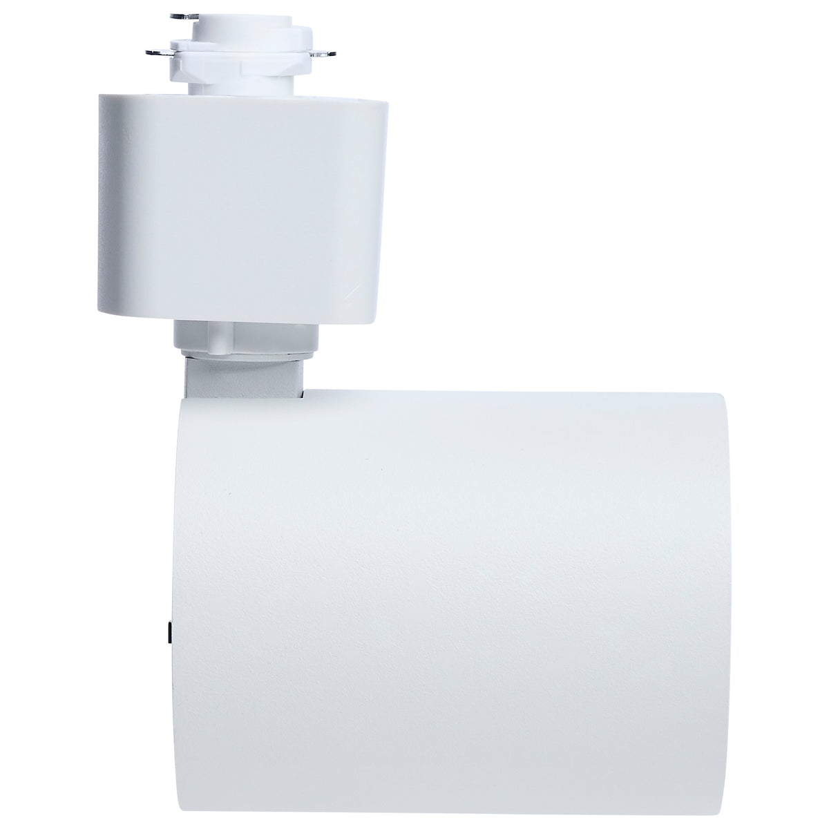 8 Watt LED Track Head - 2700K/3000K/3500K/4000K/5000K CCT Selectable - Dim to Warm - H Style - 36 Degree Beam Angle - 120 Volt - White - Round