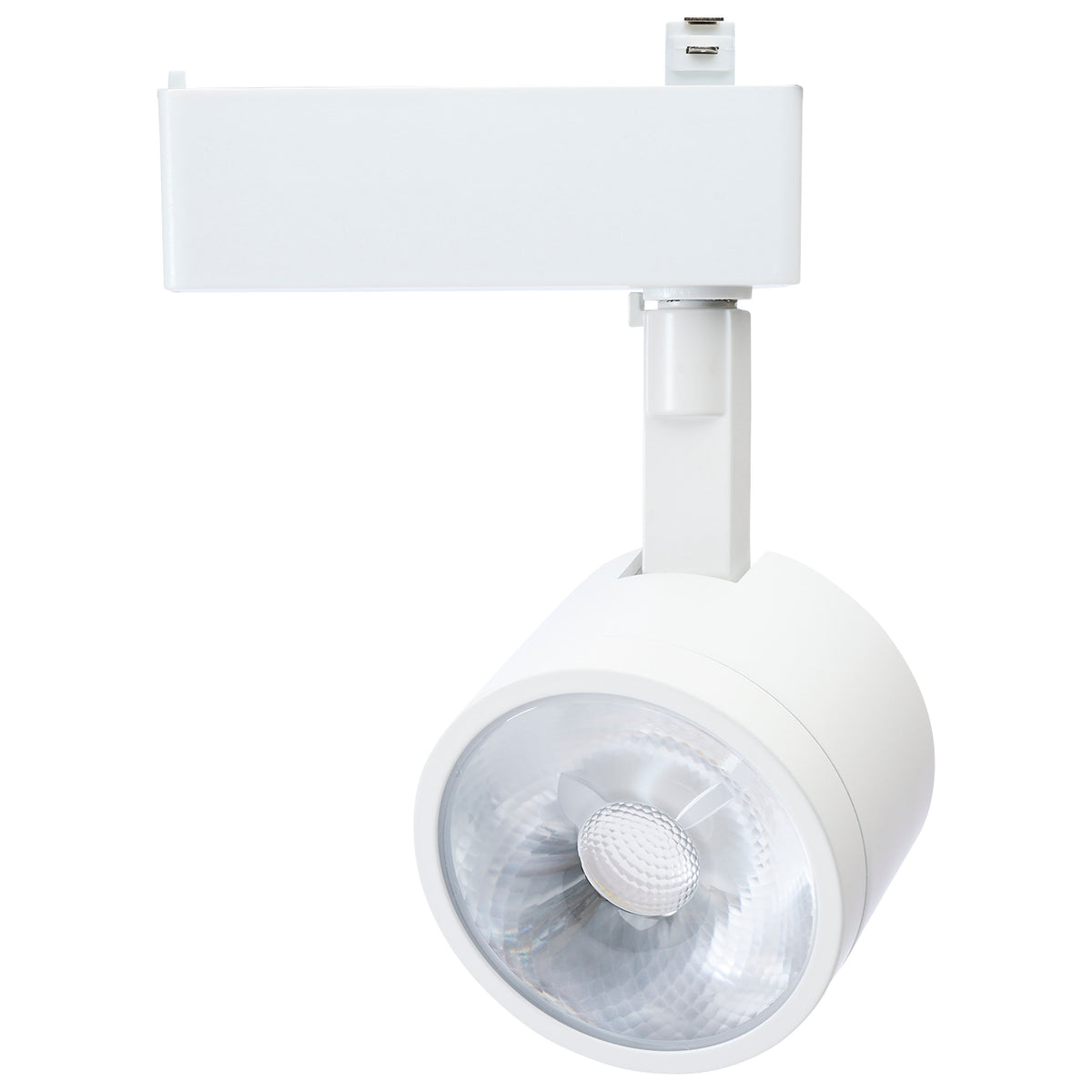12 Watt LED Track Head - Starfish EnabLED - Round Shape - White Finish - 120 Volt - RGBTW - H-Style bulb or fixture view