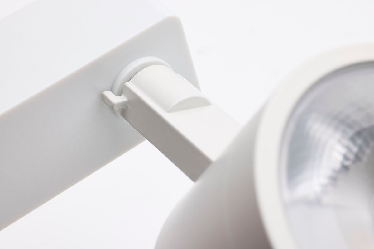 12 Watt LED Track Head - Starfish EnabLED - Round Shape - White Finish - 120 Volt - RGBTW - H-Style