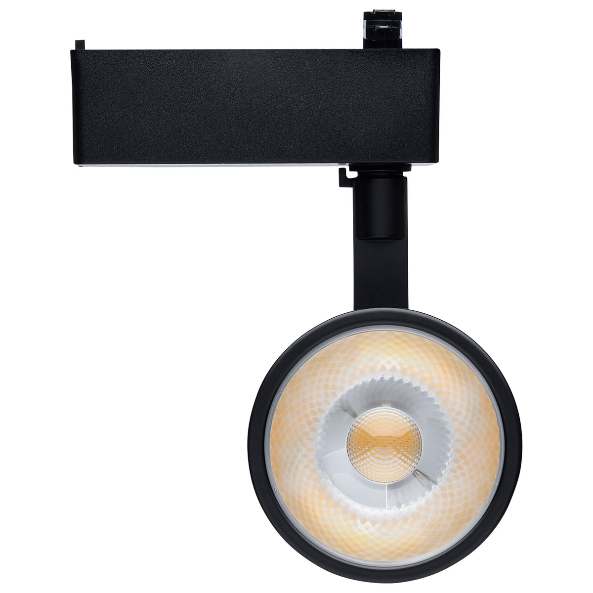 12 Watt LED Track Head - Starfish EnabLED - Round Shape - Black Finish - 120 Volt - RGBTW - H-Style