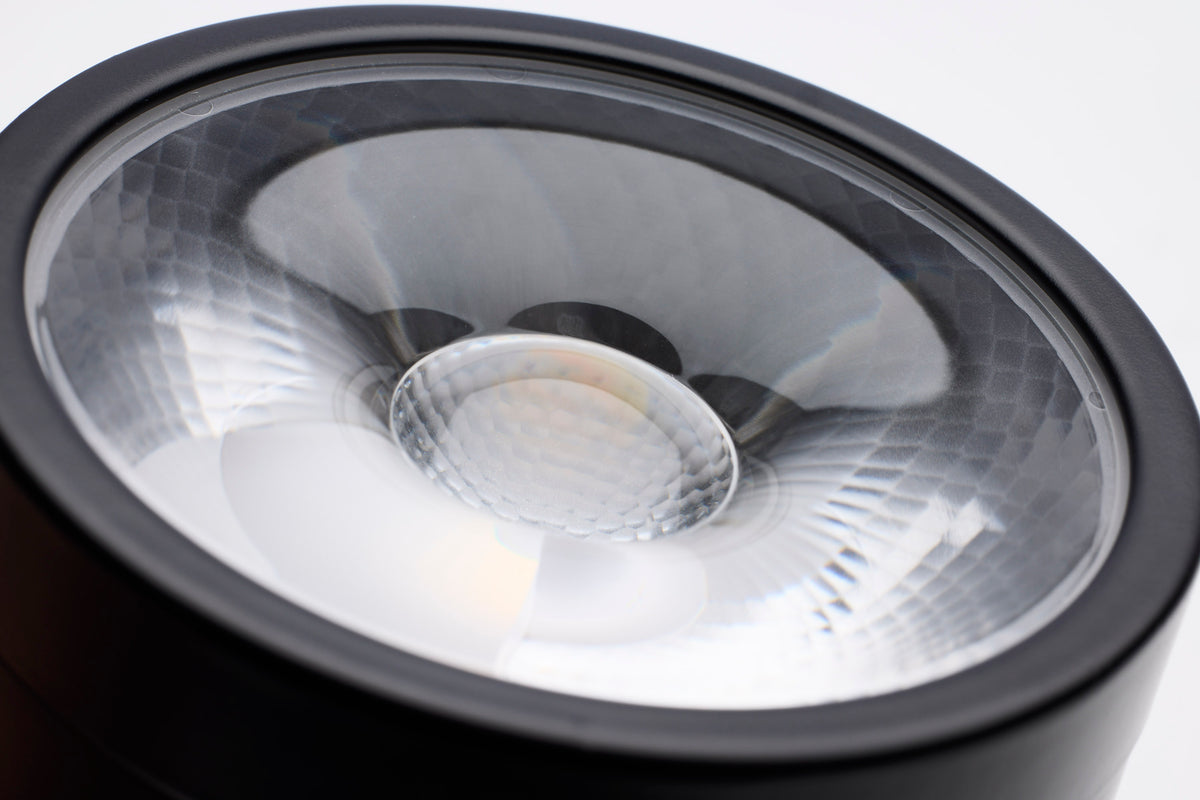 12 Watt LED Track Head - Starfish EnabLED - Round Shape - Black Finish - 120 Volt - RGBTW - H-Style