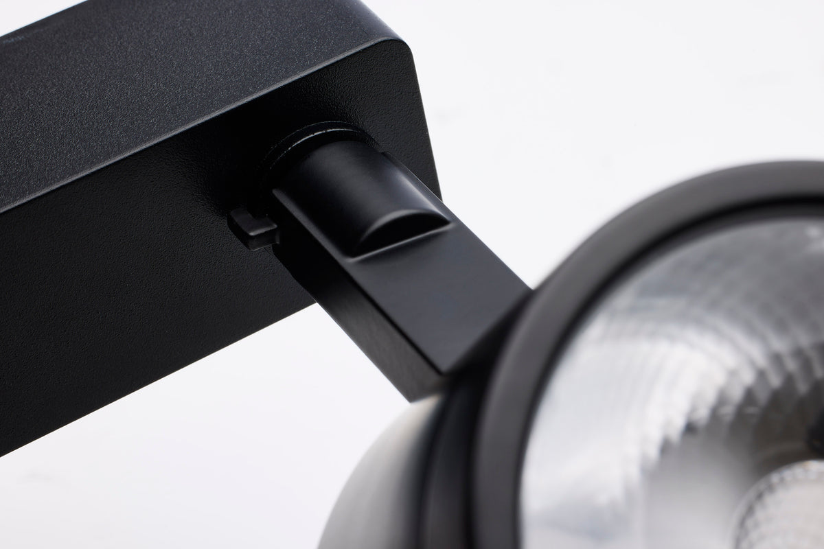 12 Watt LED Track Head - Starfish EnabLED - Round Shape - Black Finish - 120 Volt - RGBTW - H-Style