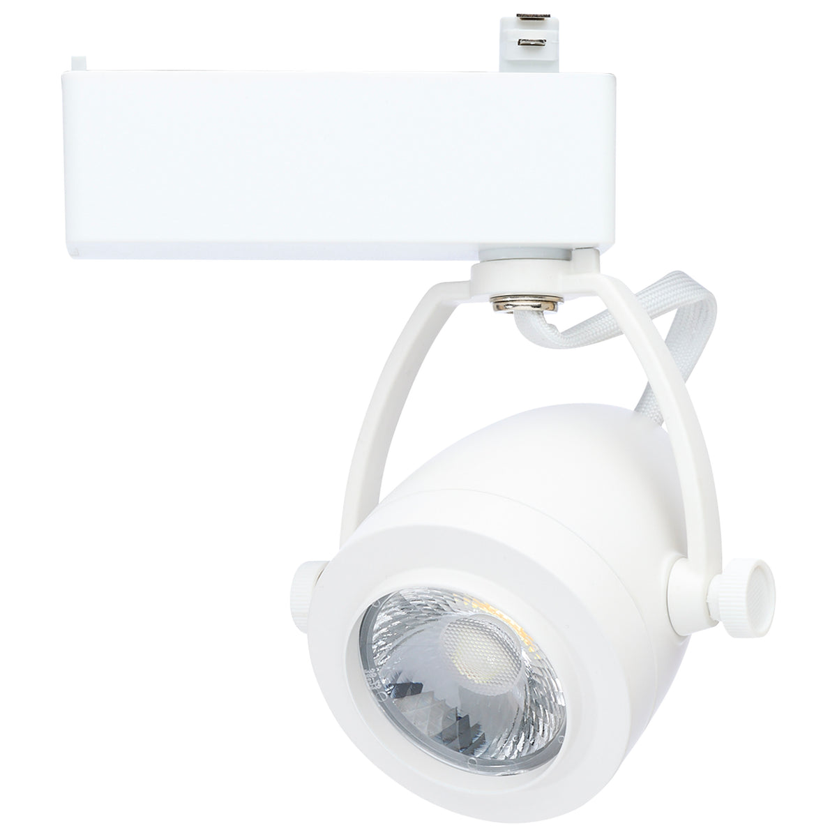 12 Watt LED Track Head - Starfish EnabLED - Pinch Back - White Finish - 120 Volt - RGBTW - H-Style for commercial spaces and