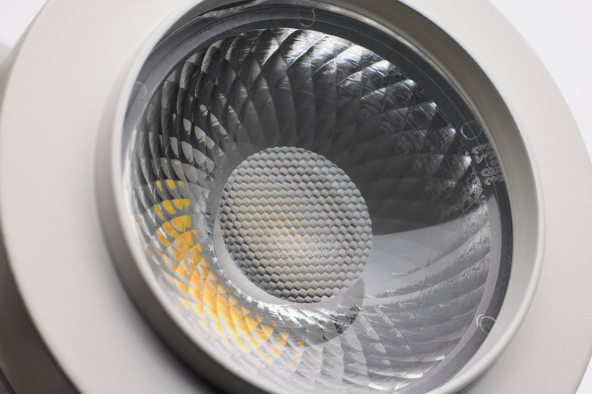 12 Watt LED Track Head - Starfish EnabLED - Pinch Back - White Finish - 120 Volt - RGBTW - H-Style