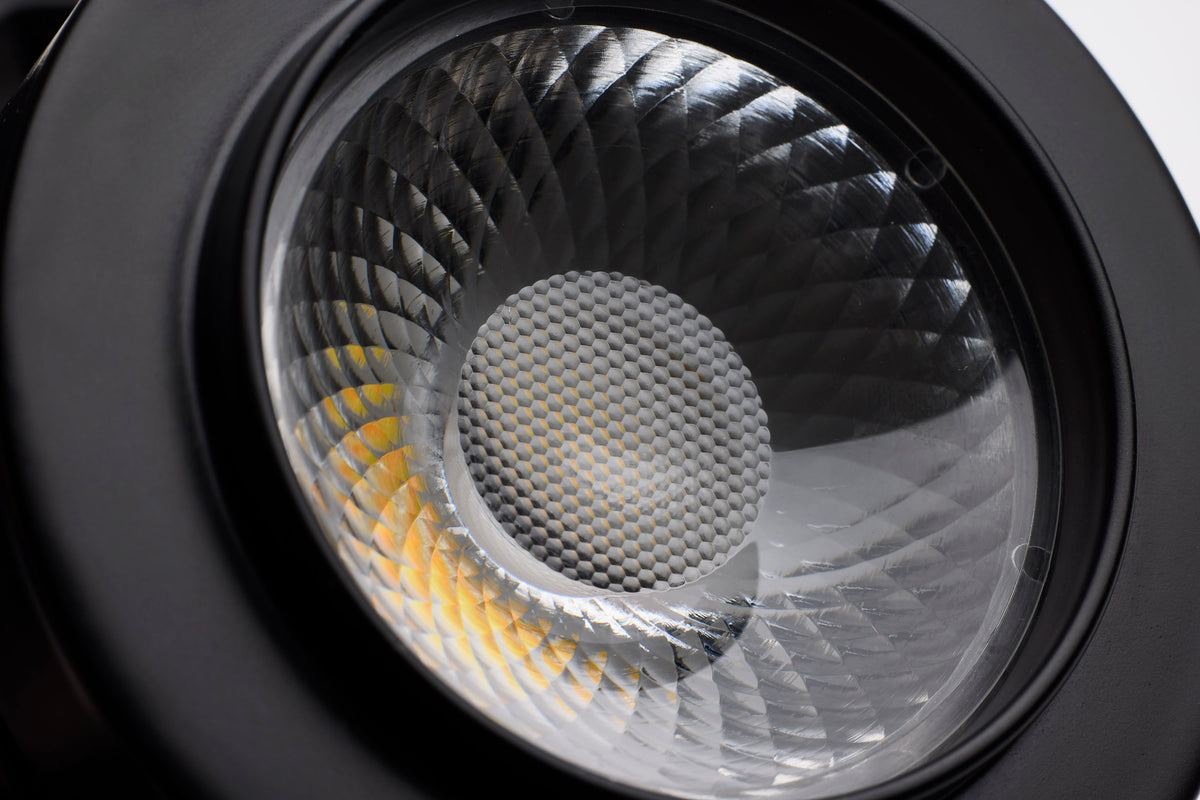 12 Watt LED Track Head - Starfish EnabLED - Pinch Back - Black Finish - 120 Volt - RGBTW - H-Style