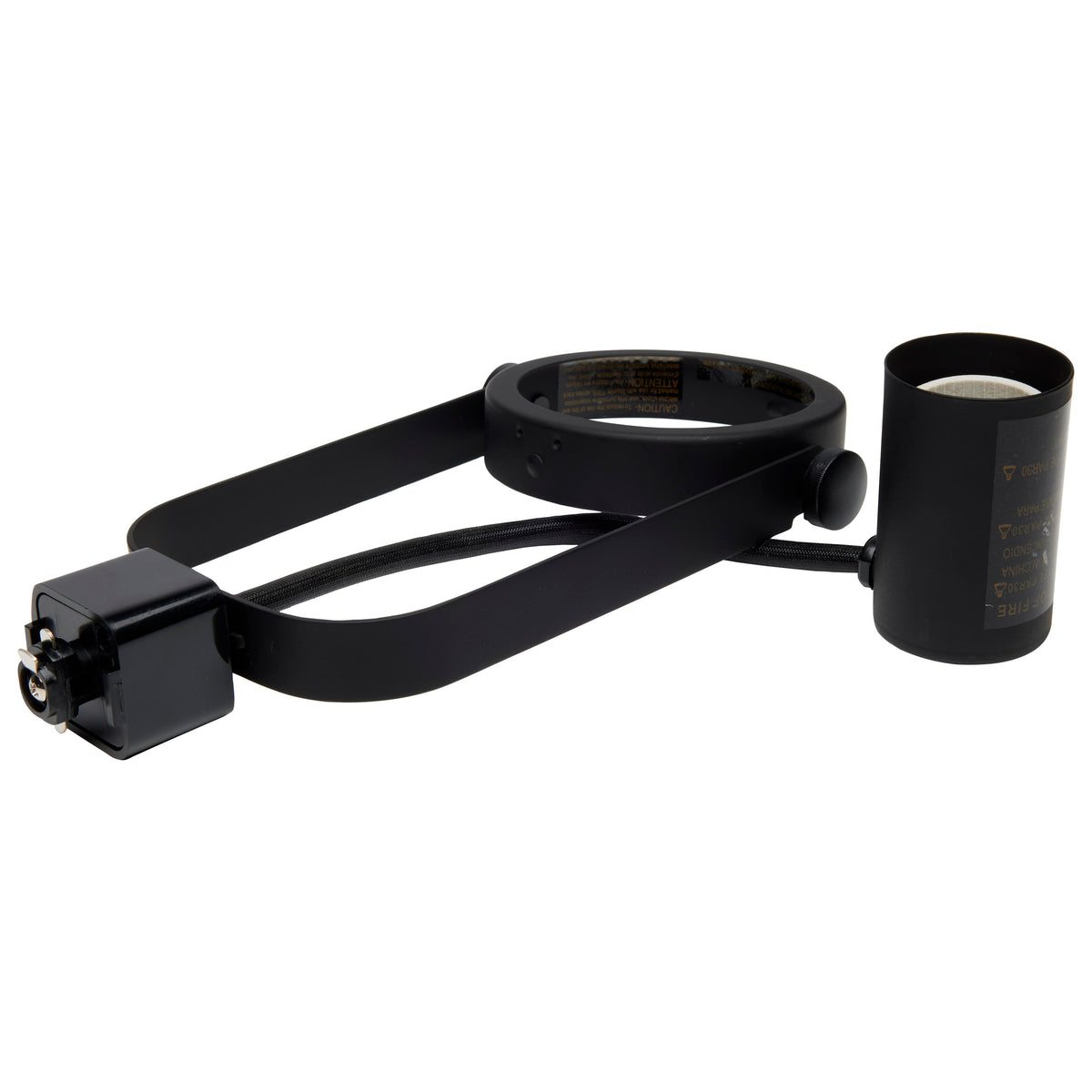 3 Light - PAR30 - Gimbal Ring Track Kit - 4 foot Track - Black - H-Style