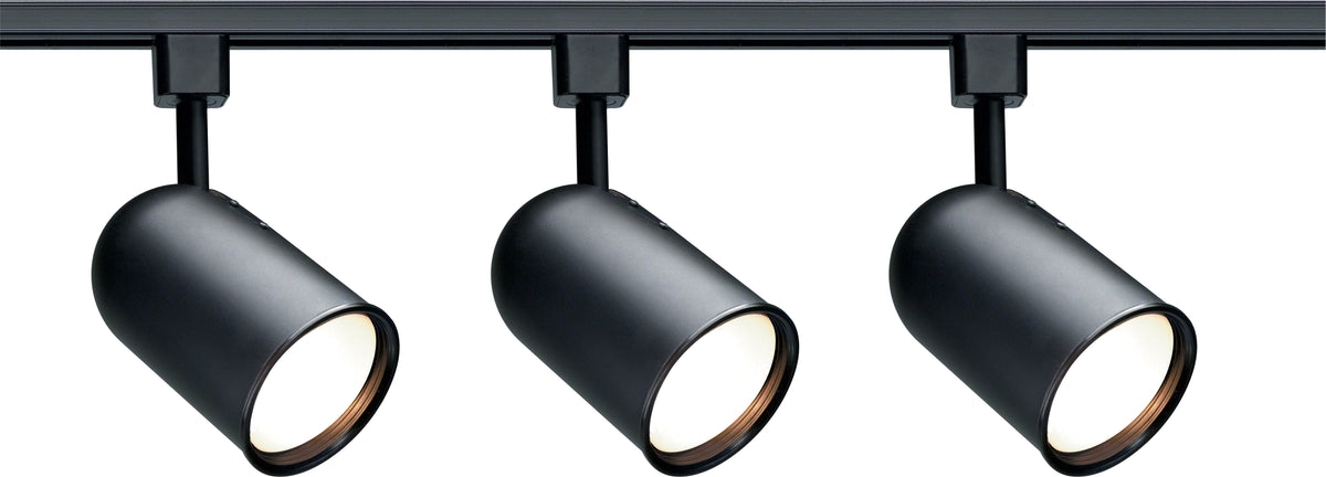 3 Light - R30 - Bullet Cylinder Track Kit - 4 foot Track - Black - H-Style product image