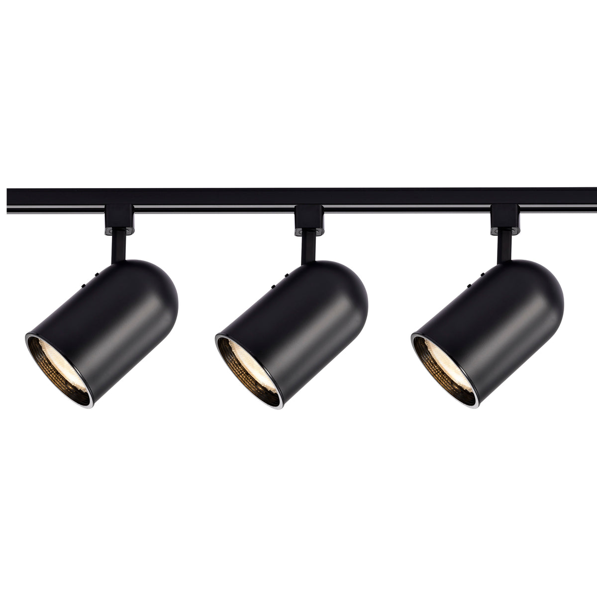 3 Light - R30 - Bullet Cylinder Track Kit - 4 foot Track - Black - H-Style