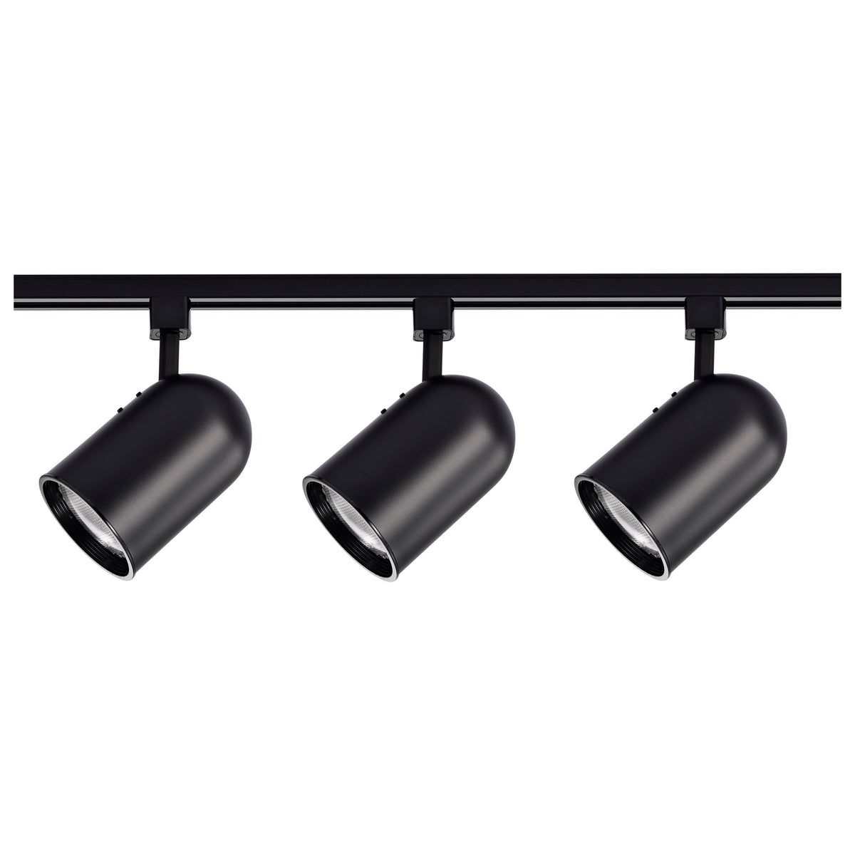 3 Light - R30 - Bullet Cylinder Track Kit - 4 foot Track - Black - H-Style