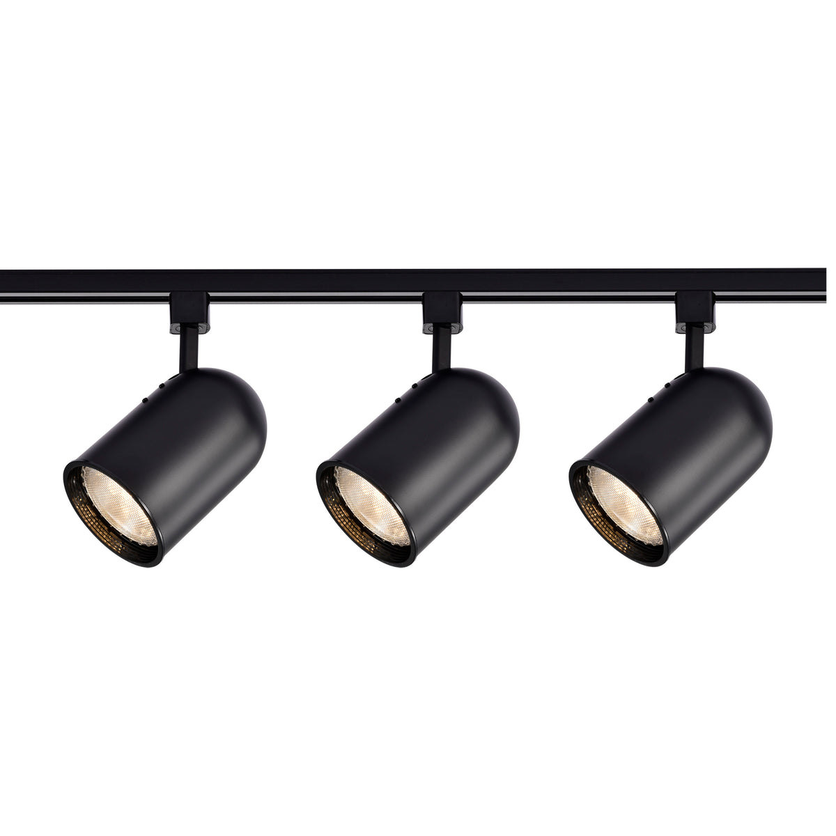 3 Light - R30 - Bullet Cylinder Track Kit - 4 foot Track - Black - H-Style