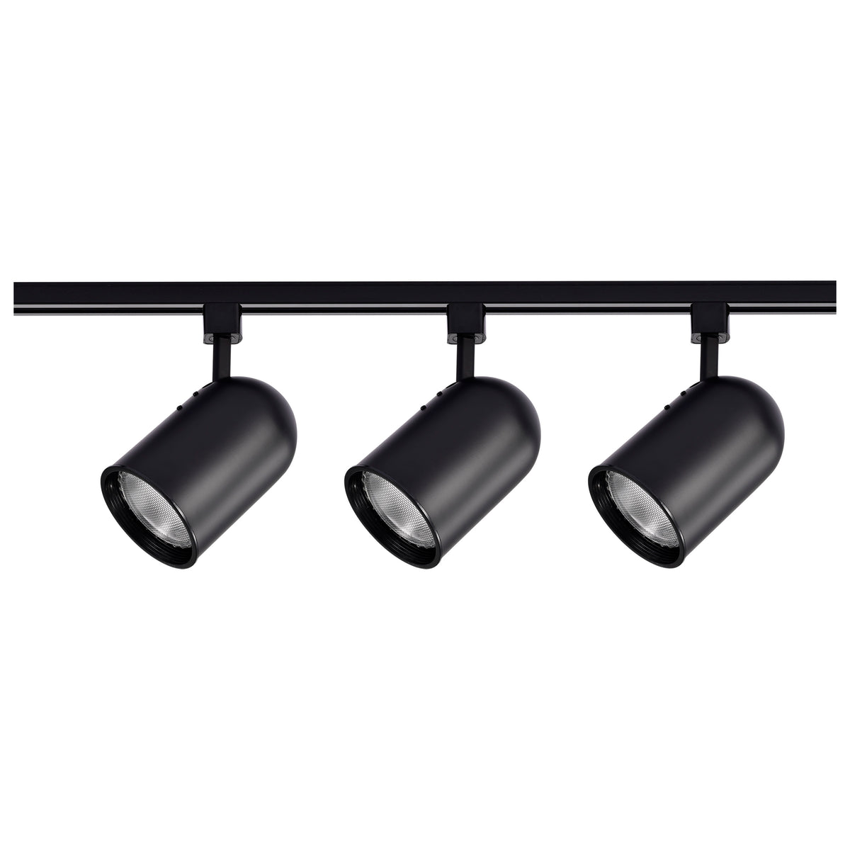 3 Light - R30 - Bullet Cylinder Track Kit - 4 foot Track - Black - H-Style