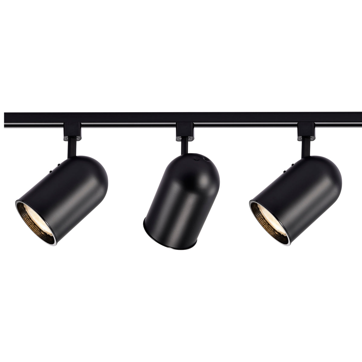3 Light - R30 - Bullet Cylinder Track Kit - 4 foot Track - Black - H-Style
