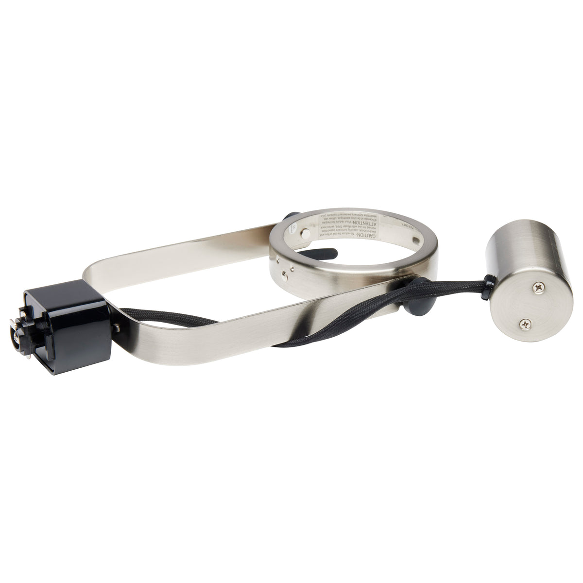 3 Light - PAR30 - Gimbal Ring Track Kit - 4 foot Track - Brushed Nickel - H-Style