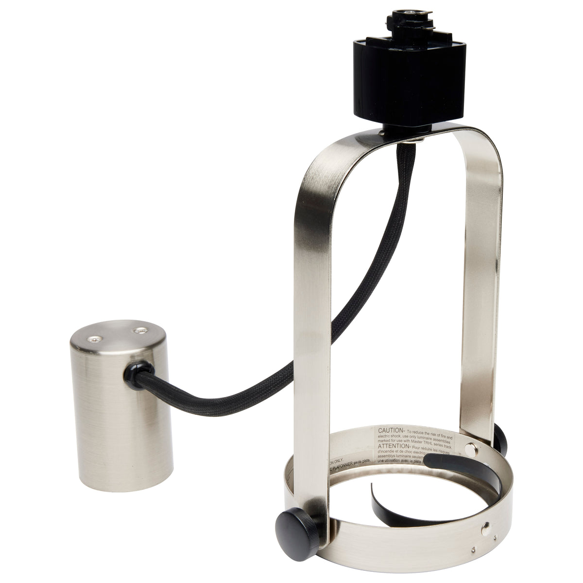 3 Light - PAR30 - Gimbal Ring Track Kit - 4 foot Track - Brushed Nickel - H-Style