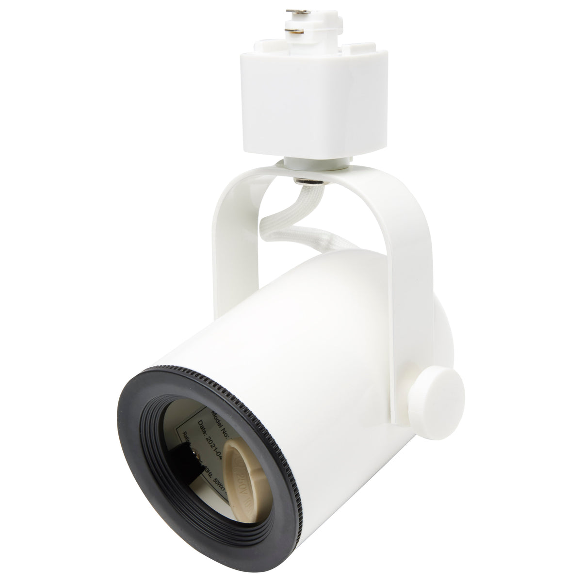 3 Light - MR16 - Round Back Track Kit - 4 foot Track - Line Voltage - White - H-Style