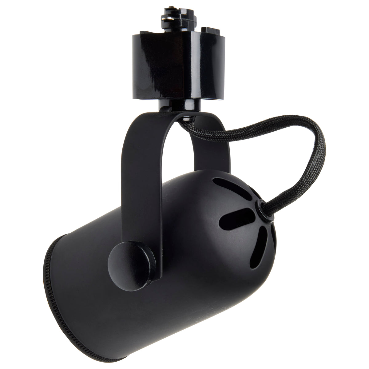 3 Light - MR16 - Round Back Track Kit - 4 foot Track - Line Voltage - Black - H-Style