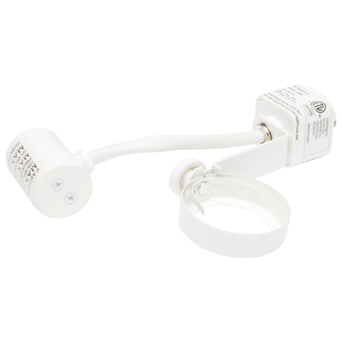 3 Light - MR16 - Gimbal Ring Track Kit - 4 foot Track - Line Voltage - White - H-Style
