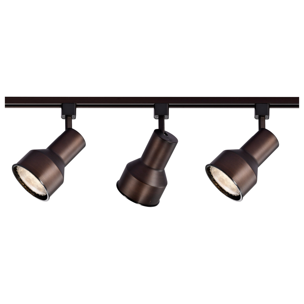 3 Light - R30 - Step Cylinder Track Kit - 4 foot Track - Russet Bronze - H-Style