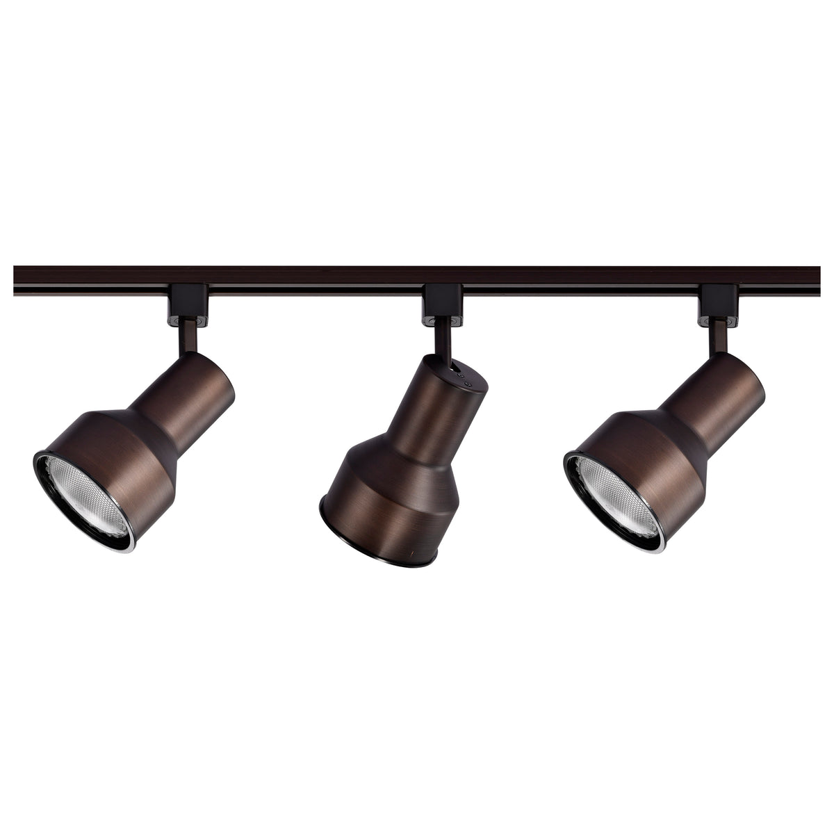 3 Light - R30 - Step Cylinder Track Kit - 4 foot Track - Russet Bronze - H-Style