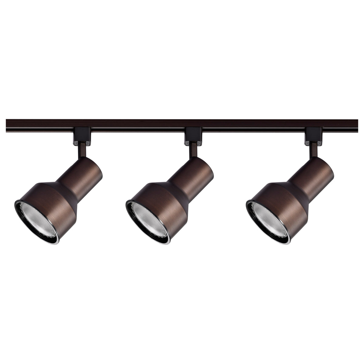 3 Light - R30 - Step Cylinder Track Kit - 4 foot Track - Russet Bronze - H-Style