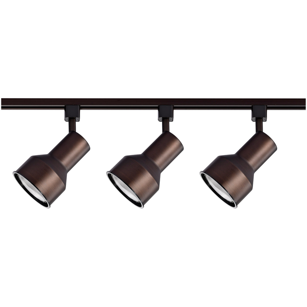 3 Light - R30 - Step Cylinder Track Kit - 4 foot Track - Russet Bronze - H-Style