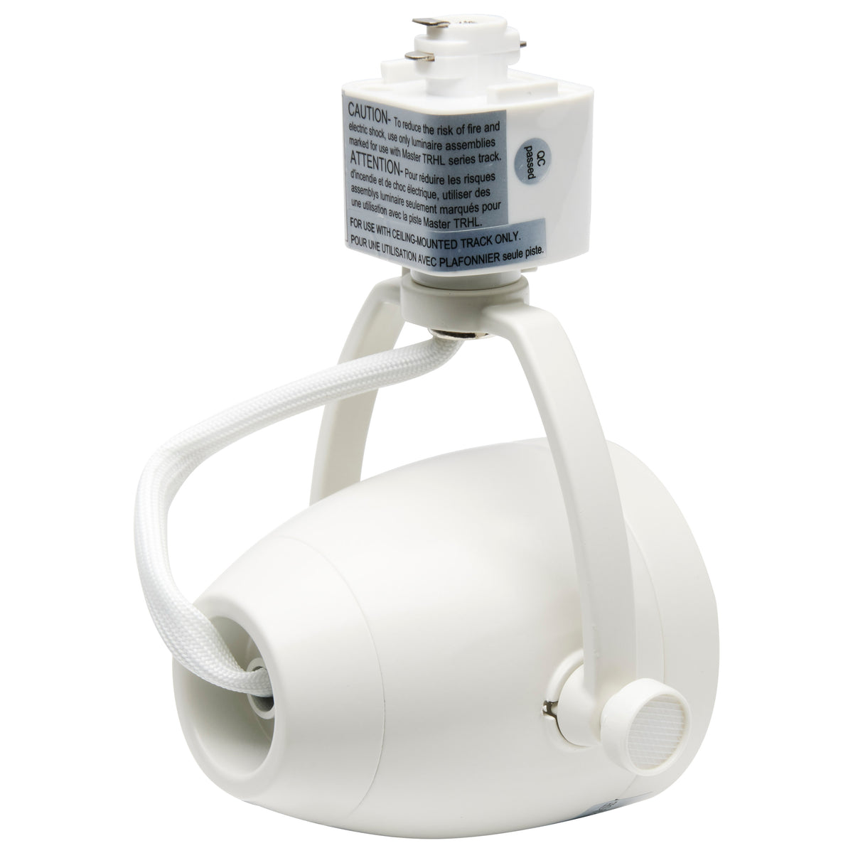 3 Light - Track Lighting Kit - 12 Watt LED per Head - 3000K - 4 foot Track - 36 degree - Pinch back shape - White finish - H-Style