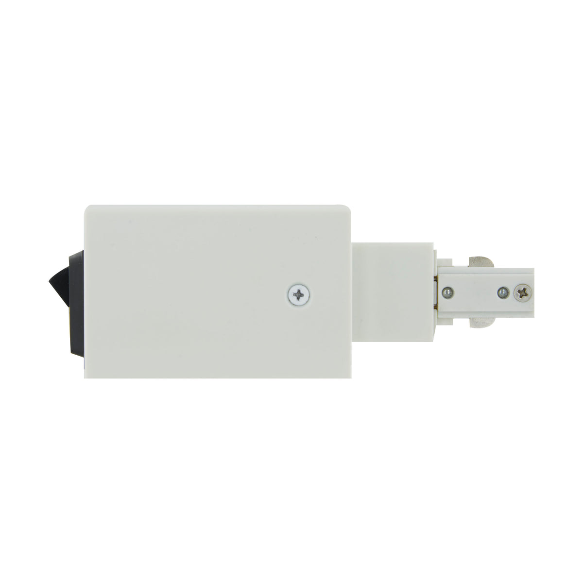 120 Watt - 120 Volt - 1 Amp - White Track Live End Current Limiter - H-Style