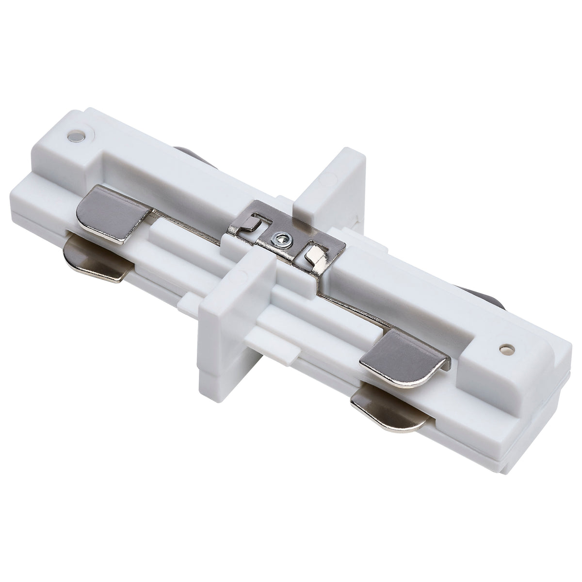Mini Straight Connector - I-Joiner - White Finish - H-Style bulb or fixture view