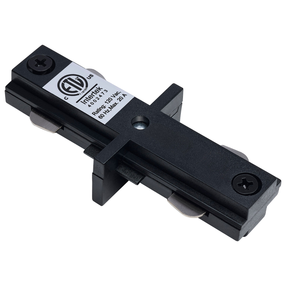 Mini Straight Connector - I-Joiner - Black Finish - H-Style