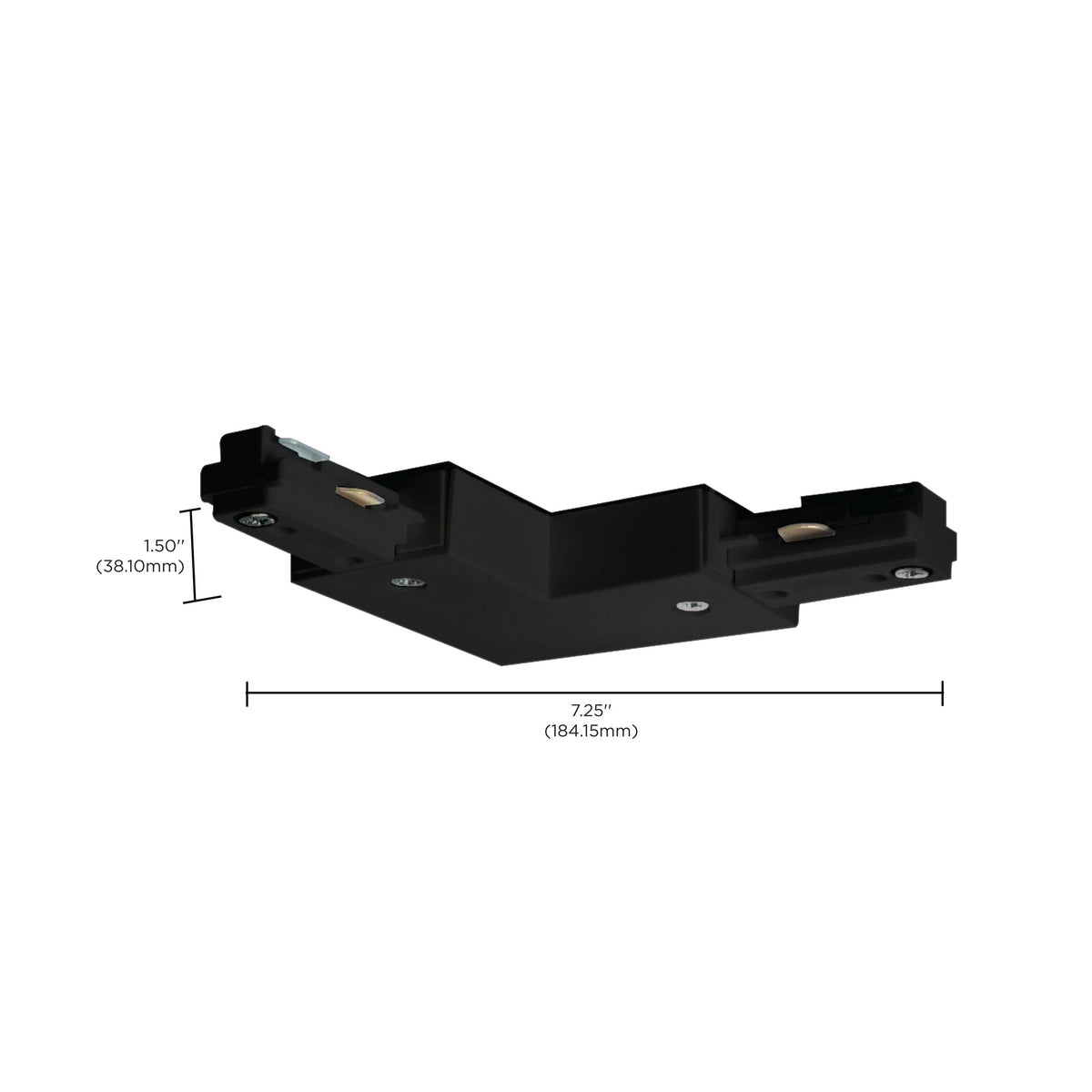 L-Connector - L-Joiner - Traditional Style - Black Finish - H-Style