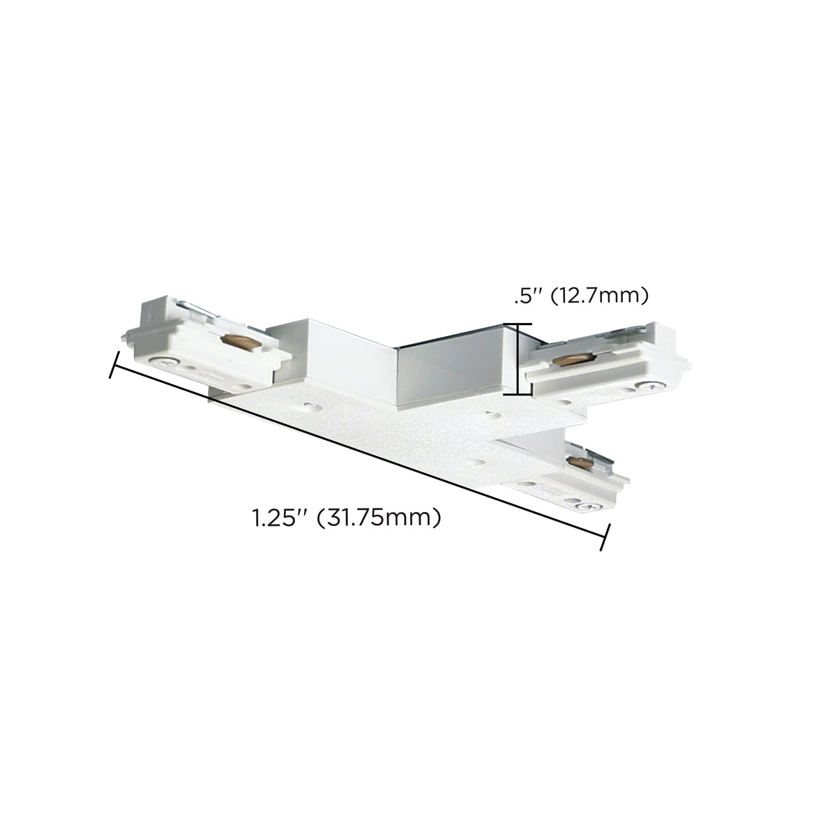 T-Connector - T-Joiner - Traditional Style - White Finish - H-Style