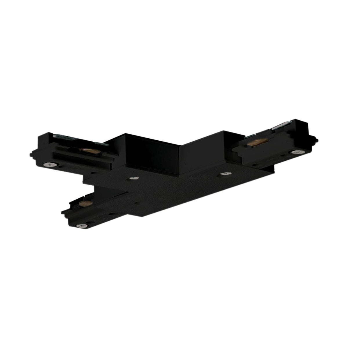 T-Connector - T-Joiner - Traditional Style - Black Finish - H-Style bulb or fixture view