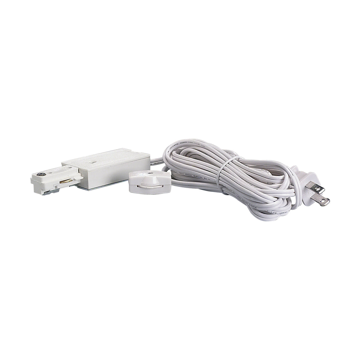 Live End Cord Kit - White Finish - H-Style bulb or fixture view