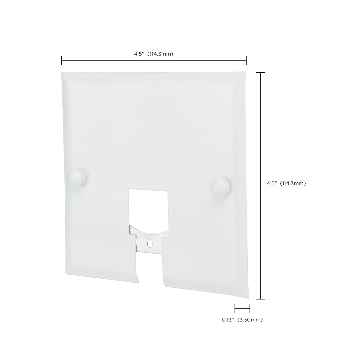 White Current Limiter Canopy Track Plate - H-Style