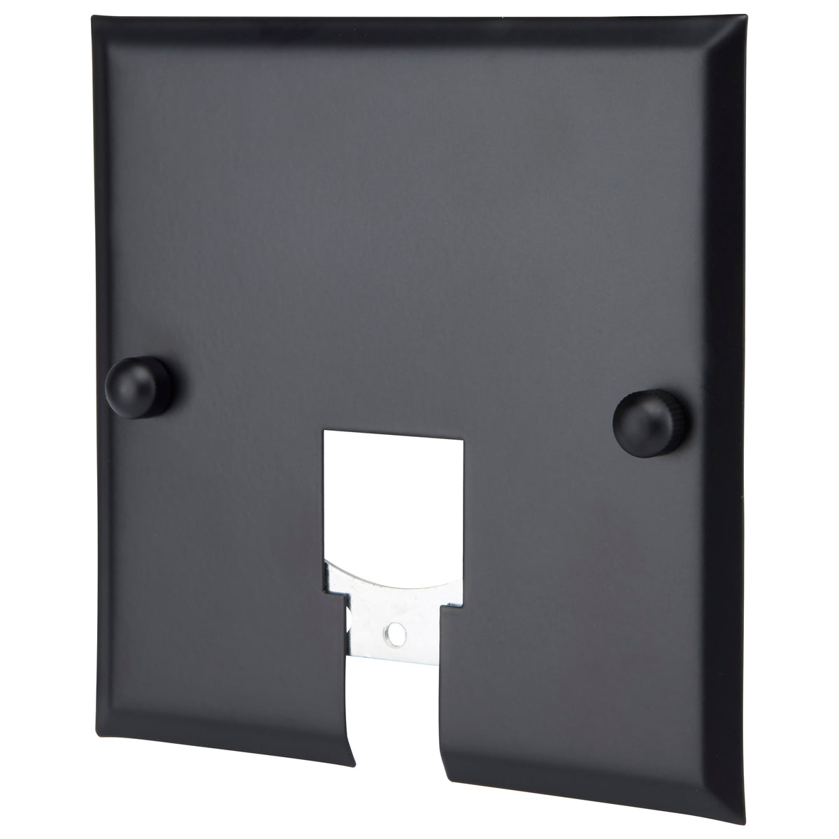 Black Current Limiter Canopy Track Plate - H-Style for track lighting
