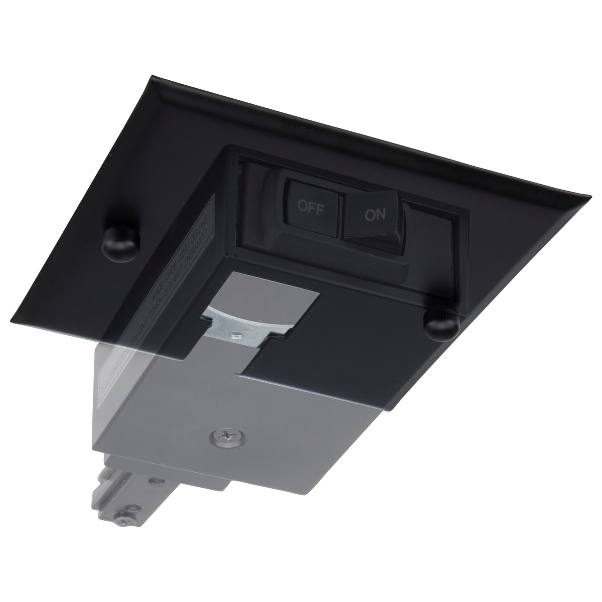 Black Current Limiter Canopy Track Plate - H-Style