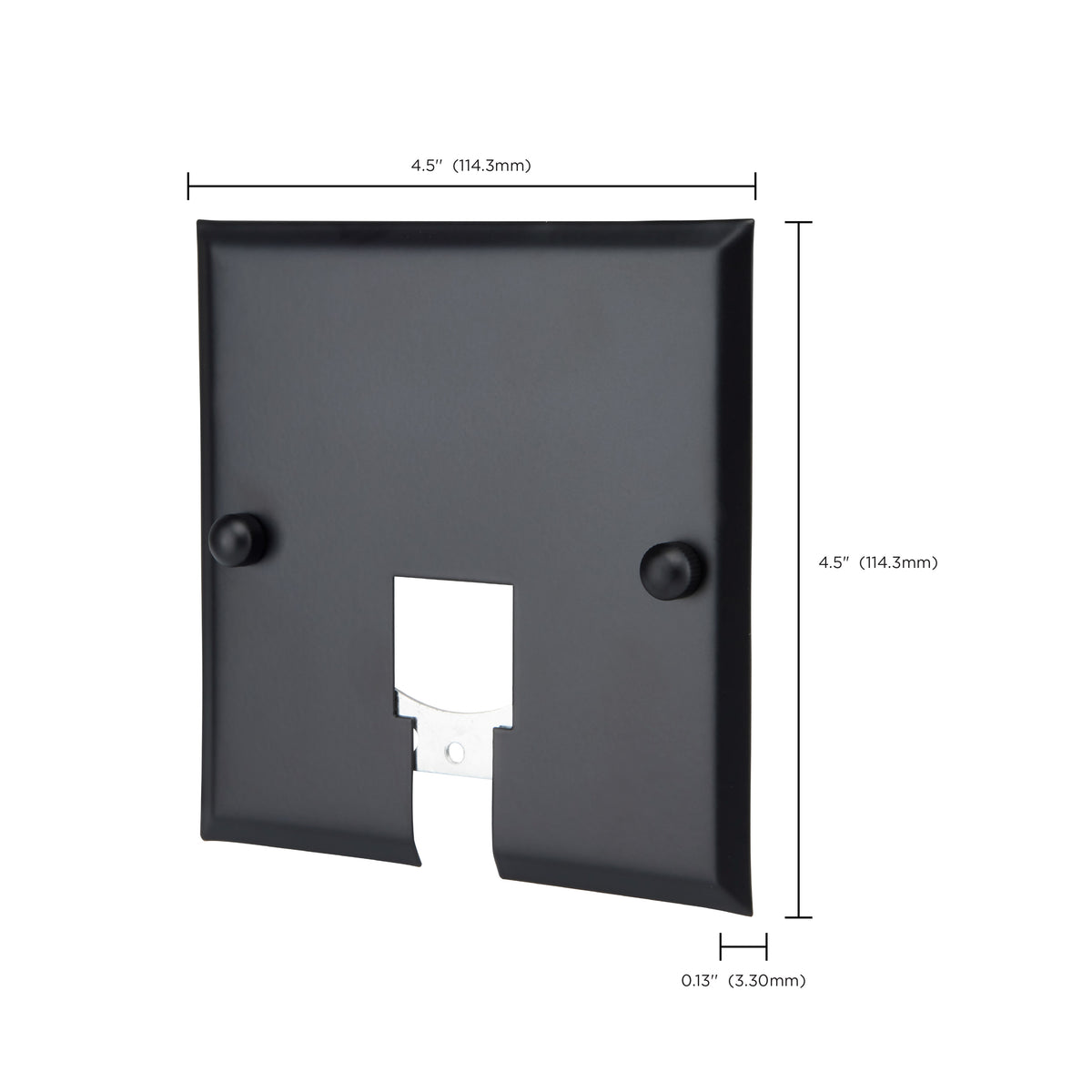 Black Current Limiter Canopy Track Plate - H-Style