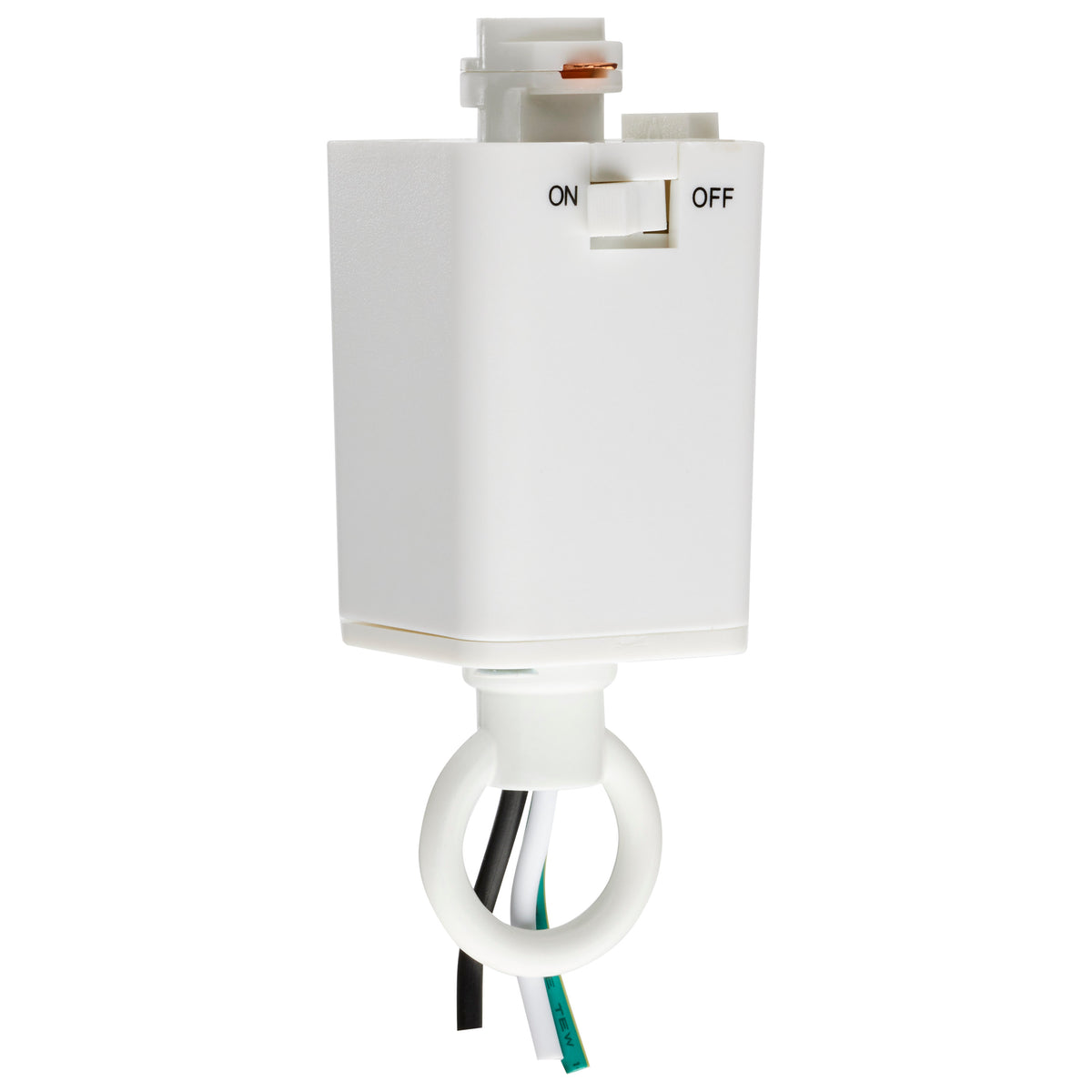 Pendant Loop Track Adapter - White Finish - H-Style