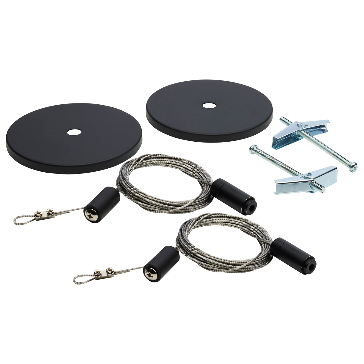 Track Suspension Aircraft Cable - Black Canopy - H-Style