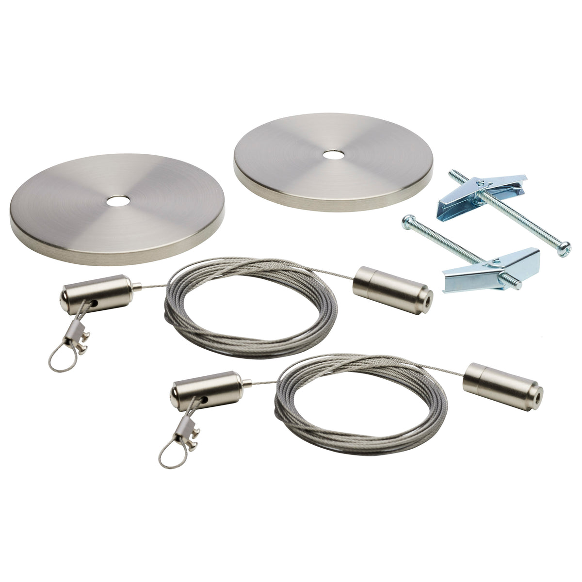 Track Suspension Aircraft Cable - Brushed Nickel Canopy - H-Style product image